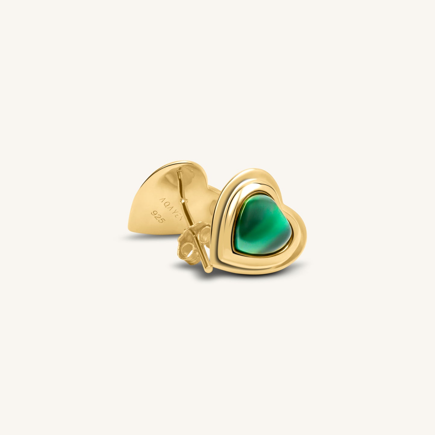 Heart Chakra Stud Earrings
