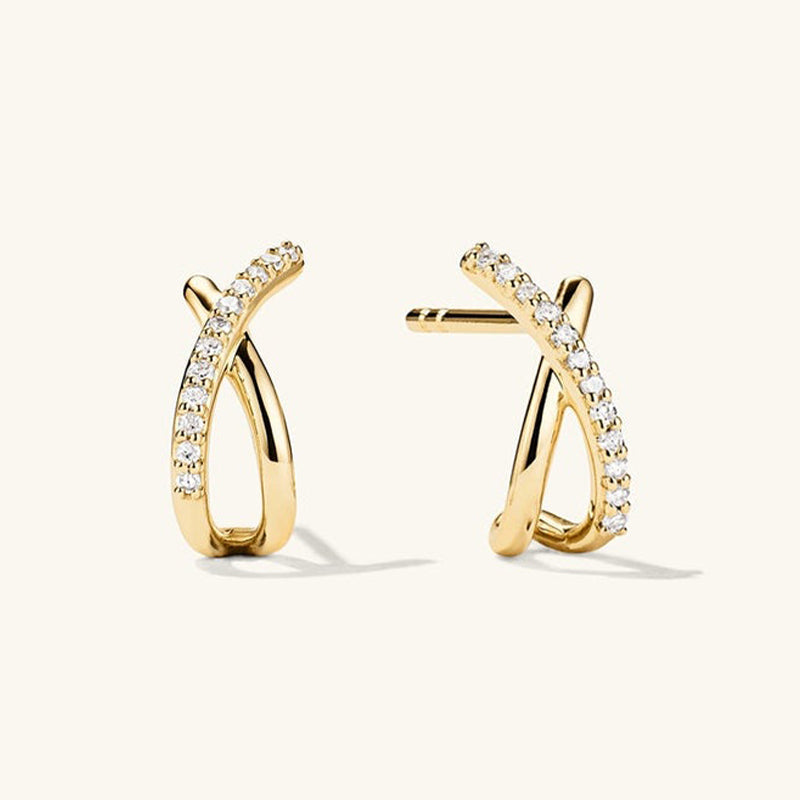 Pavé Stud Earrings
