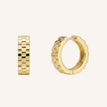 Brik Hoop Earrings