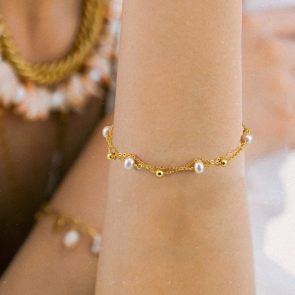 Pearl Doré Bracelet