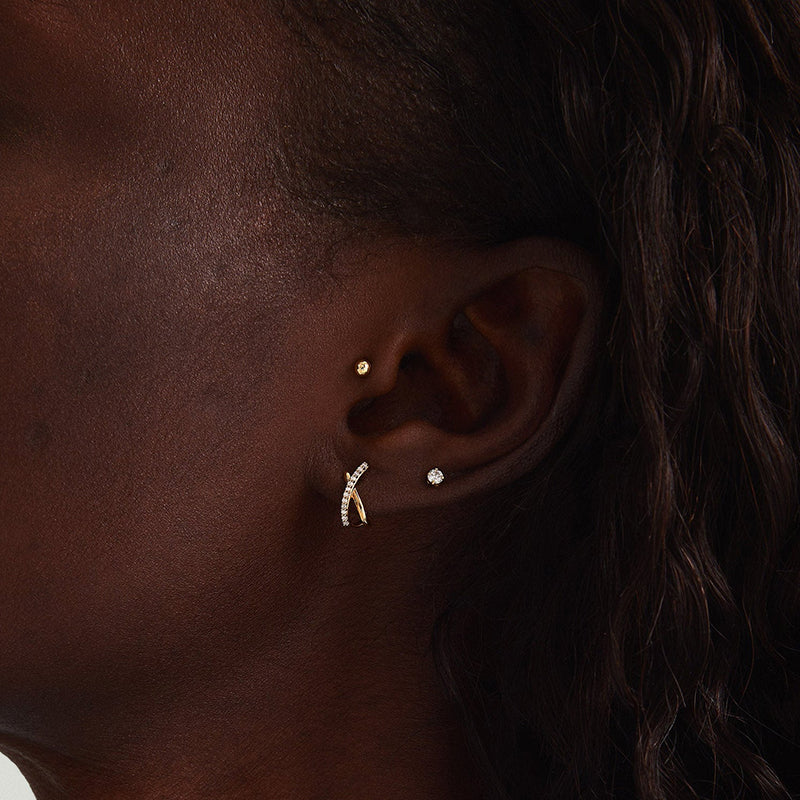 Pavé Stud Earrings
