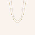 Pearl Doré Double Layer Necklace