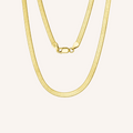 Statement Herringbone Chain Necklace