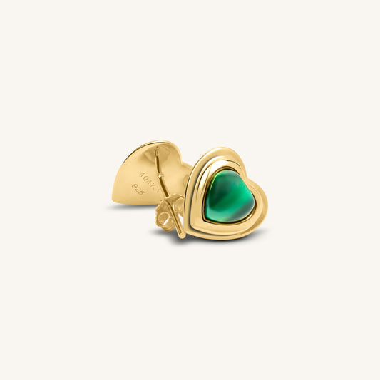 Heart Chakra Stud Earrings