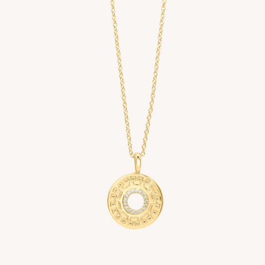 Medallion Vermeil Necklace